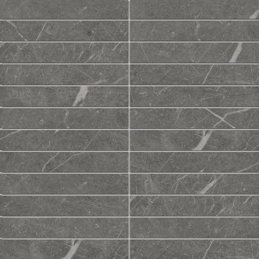 Crossville Sociale 11" x 12" Feather Soft 1x6" Stacked Porcelain Mosaic