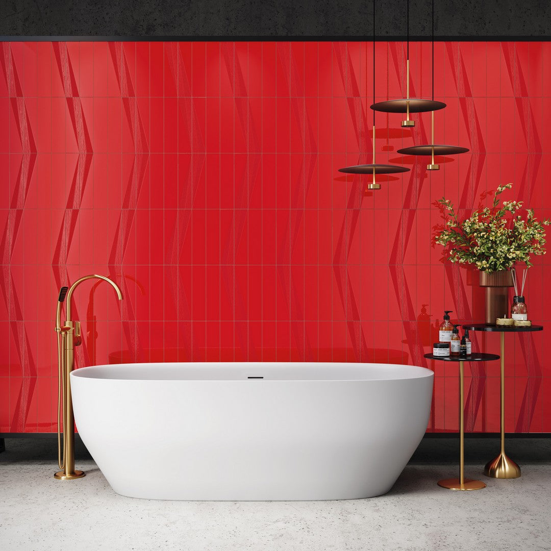 Crossville-Snippet-3-x-12-Gloss-&-Matte-Ceramic-Wall-Tile-Lipstick-Left