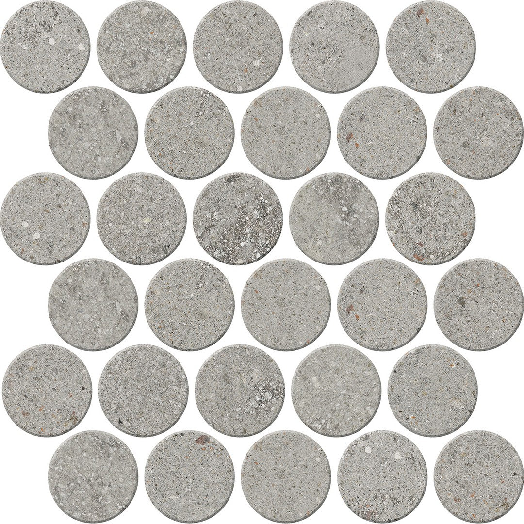 Crossville Trajectory 14" x 14" Unpolished Circle Porcelain Mosaic
