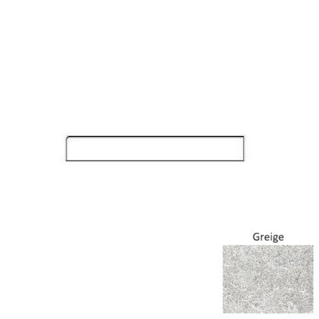 Tesoro Fratto 3" x 24" Rectified Matte Porcelain Bullnose