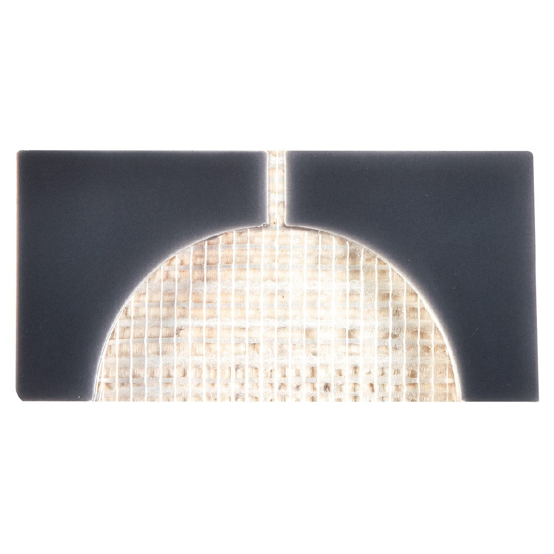 Crossville Cursive 3" x 6" Gloss Ceramic 2" Corner Mosaic