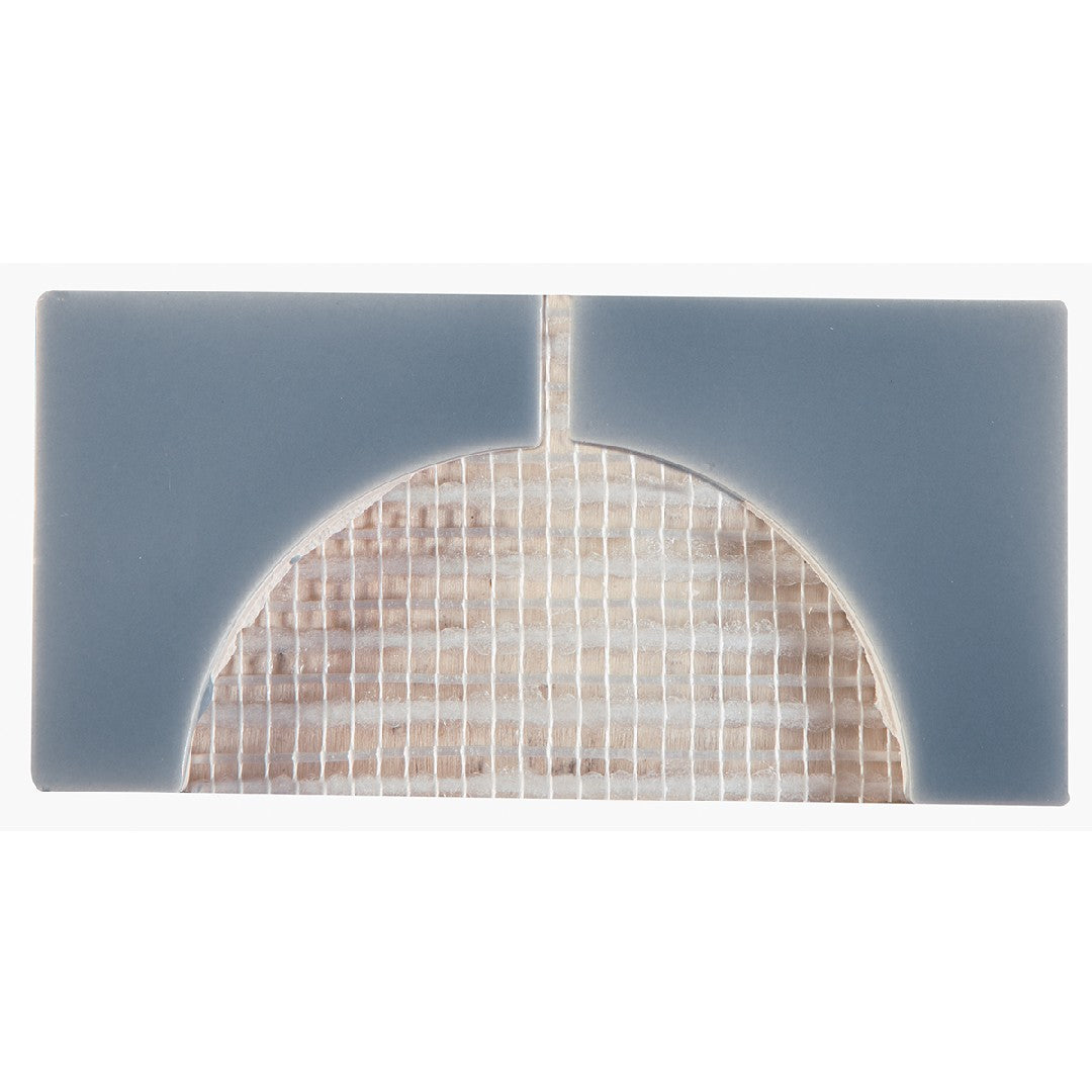 Crossville Cursive 3" x 6" Gloss Ceramic 2" Corner Mosaic