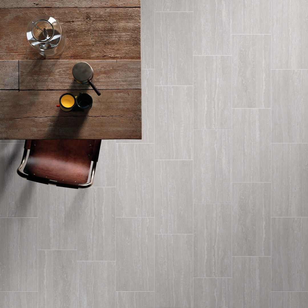 Tesoro-Turin-12-x-24-Pressed-Matte-Porcelain-Tile-Travertino-Gris