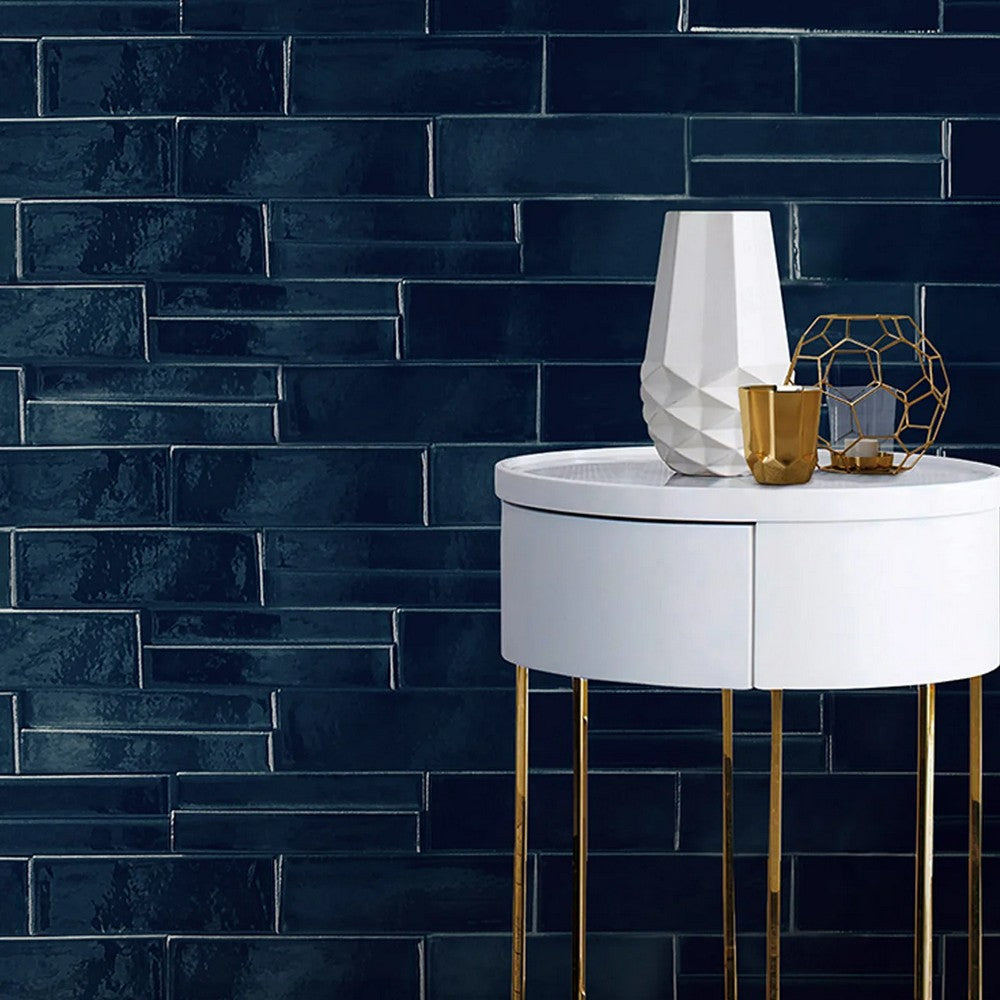 Lungarno-Casablanca-2-x-6-Pressed-Matte-Ceramic-Extruded-Wall-Tile-Ocean-Blue-extruded-gloss