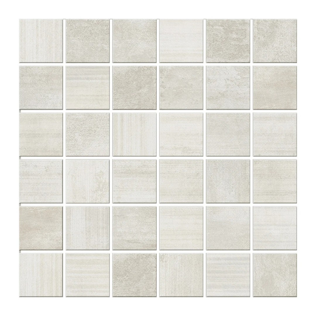 CommodiTile Impressions 11.89" x 11.89" Pressed Matte Porcelain 2" Mosaic