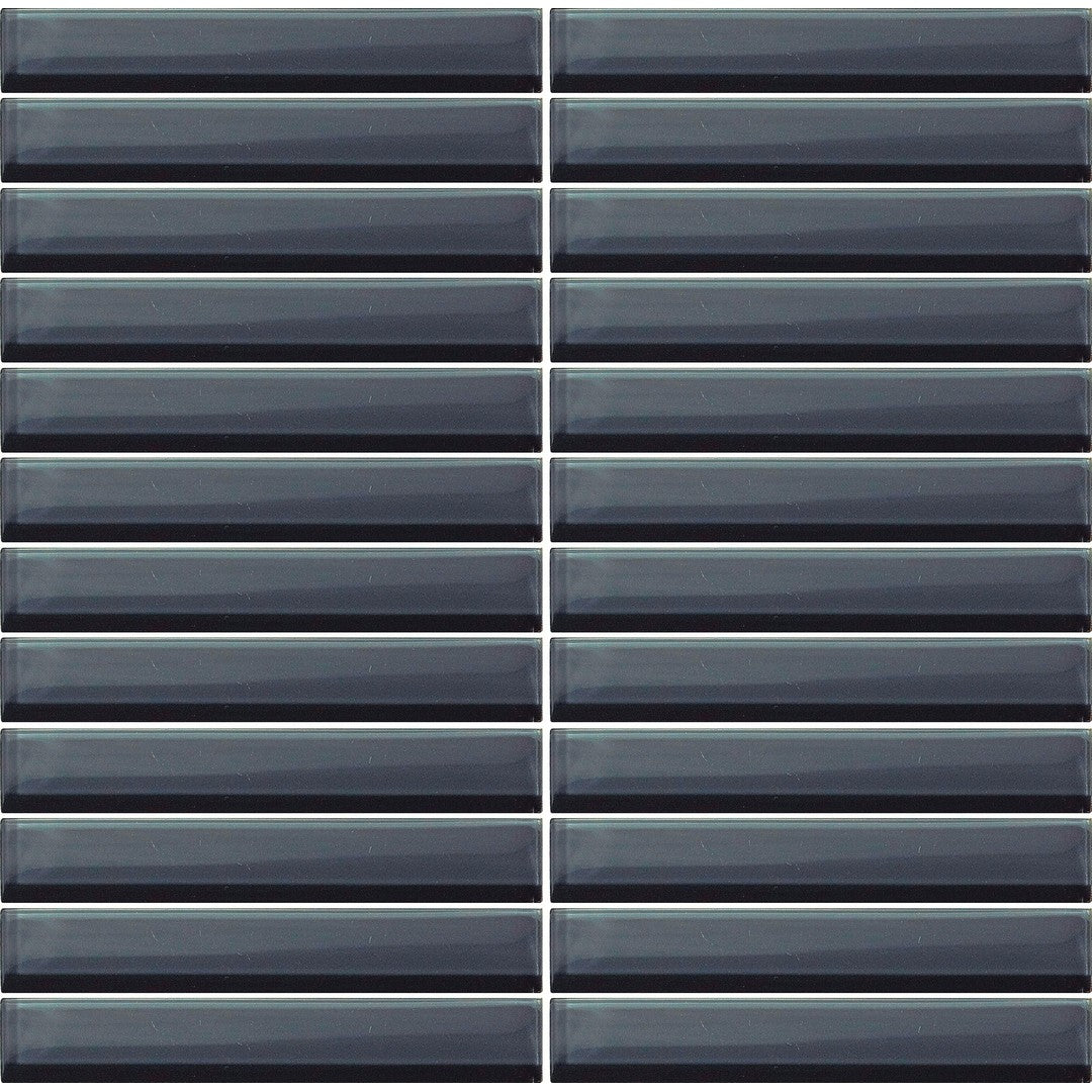 Daltile-Color-Wave-12-x-12-Matte-Glass-1x6-Straight-Joint-Mosaic-Nine-Iron