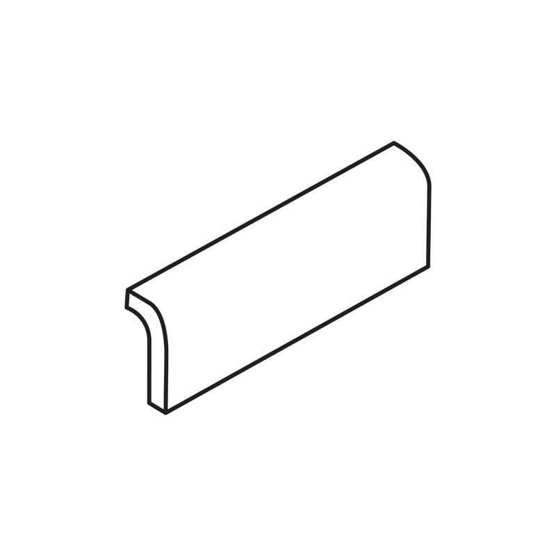 Daltile-Color-Wheel-Classic-2-x-6-Ceramic-Radius-Bullnose-White