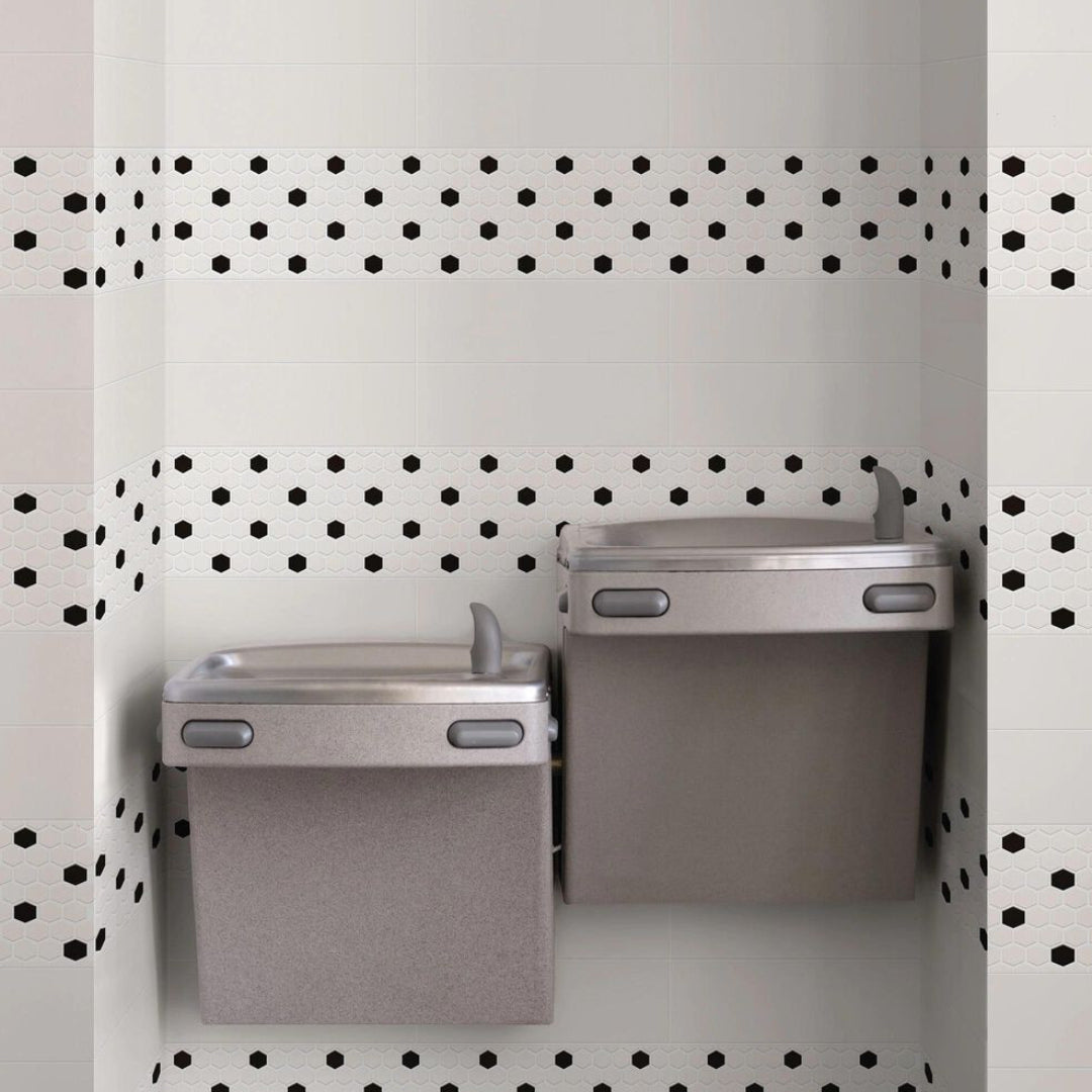 Daltile-Color-wheel-Mosaic-12-x-14-Ceramic-1.5-Hexagon-Mosaic-Arctic-White