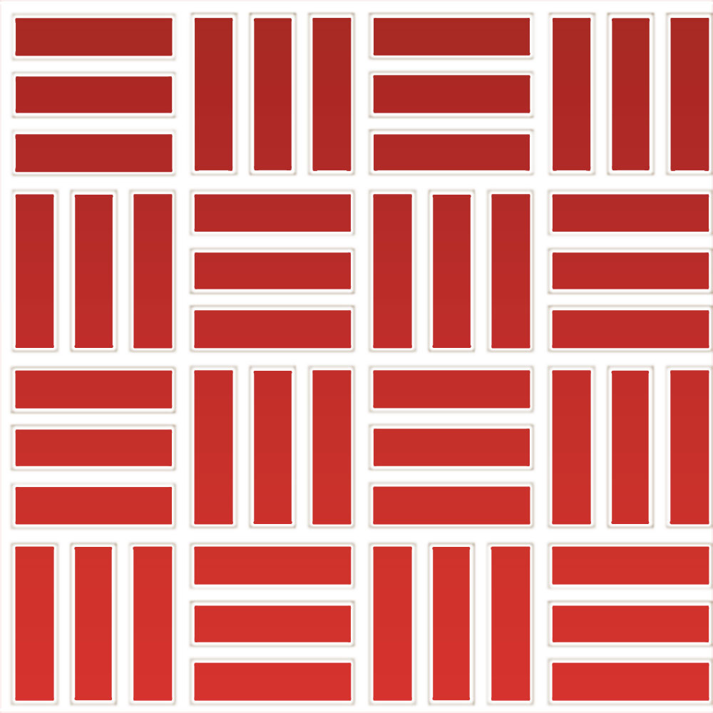 Daltile-Color-wheel-Mosaic-12-x-12-Ceramic-1x3-Lattice-Weave-Mosaic-Currant