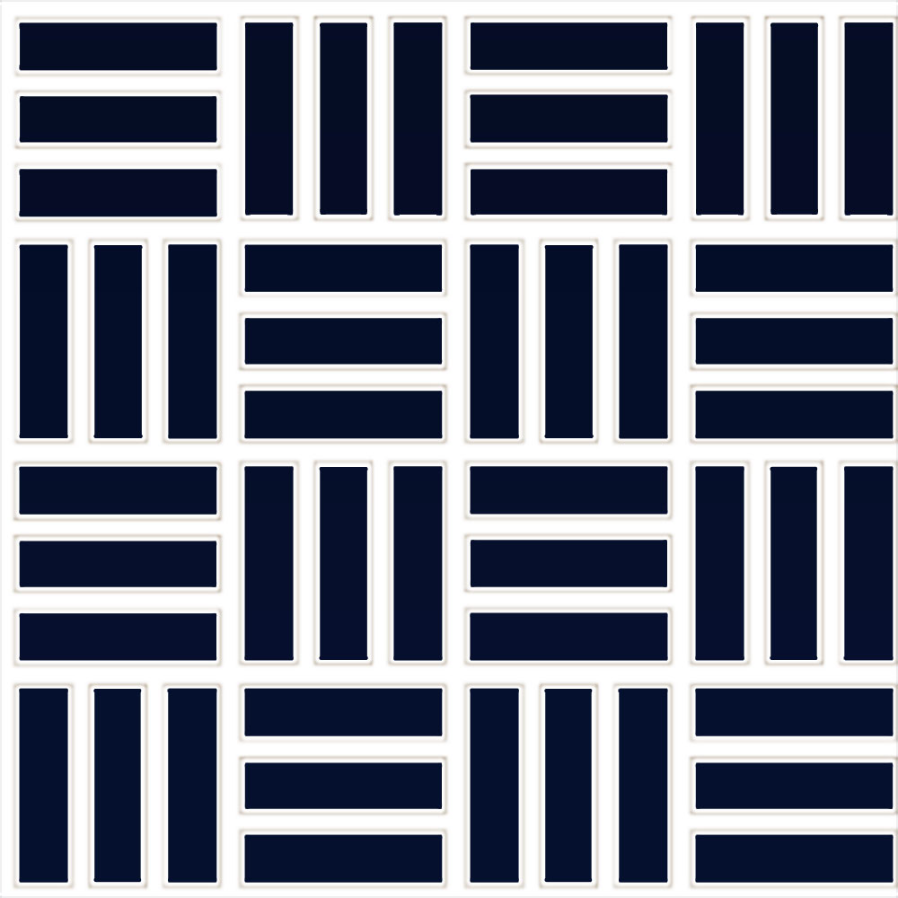 Daltile-Color-wheel-Mosaic-12-x-12-Ceramic-1x3-Lattice-Weave-Mosaic-Navy