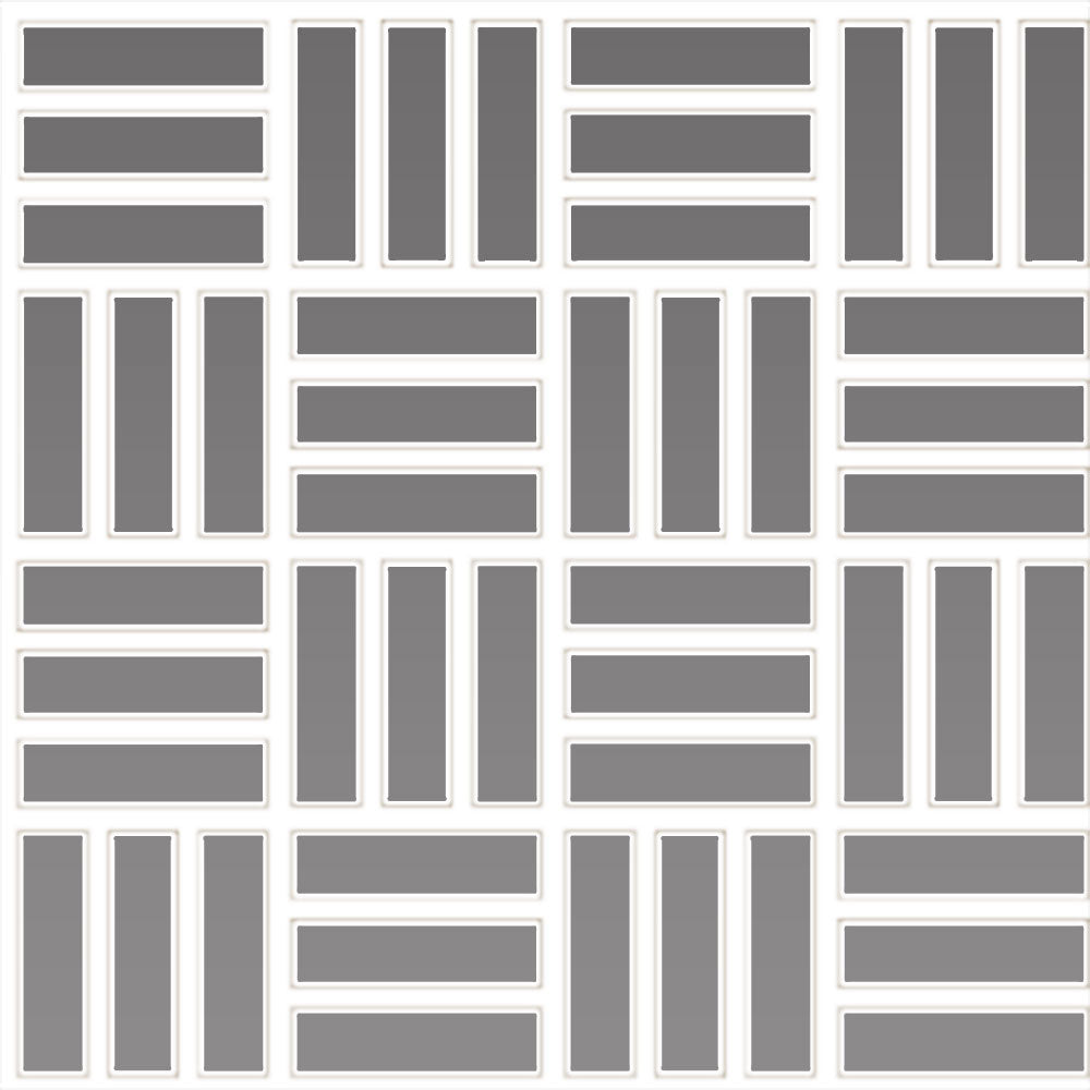 Daltile-Color-wheel-Mosaic-12-x-12-Ceramic-1x3-Lattice-Weave-Mosaic-Suede-Gray