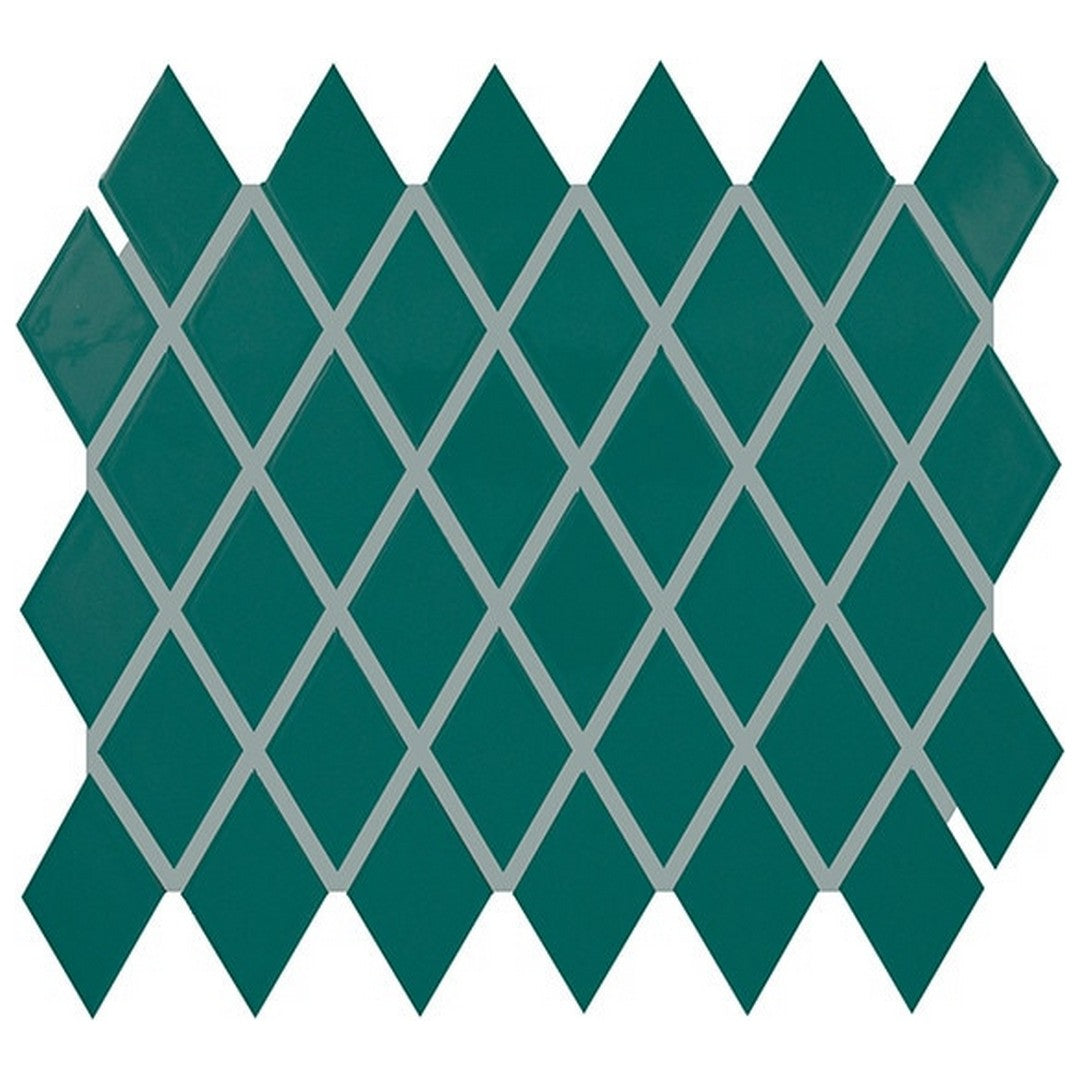 Daltile-Color-wheel-Retro-12-x-13-Glossy-Ceramic-2x3-Harlequin-Mosaic-Peacock