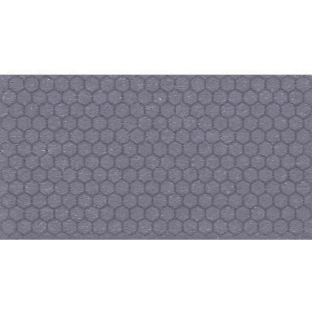 Daltile-Keystones-12-x-21-Matte-Porcelain-1-Hexagon-Mosaic-Deep-Purple