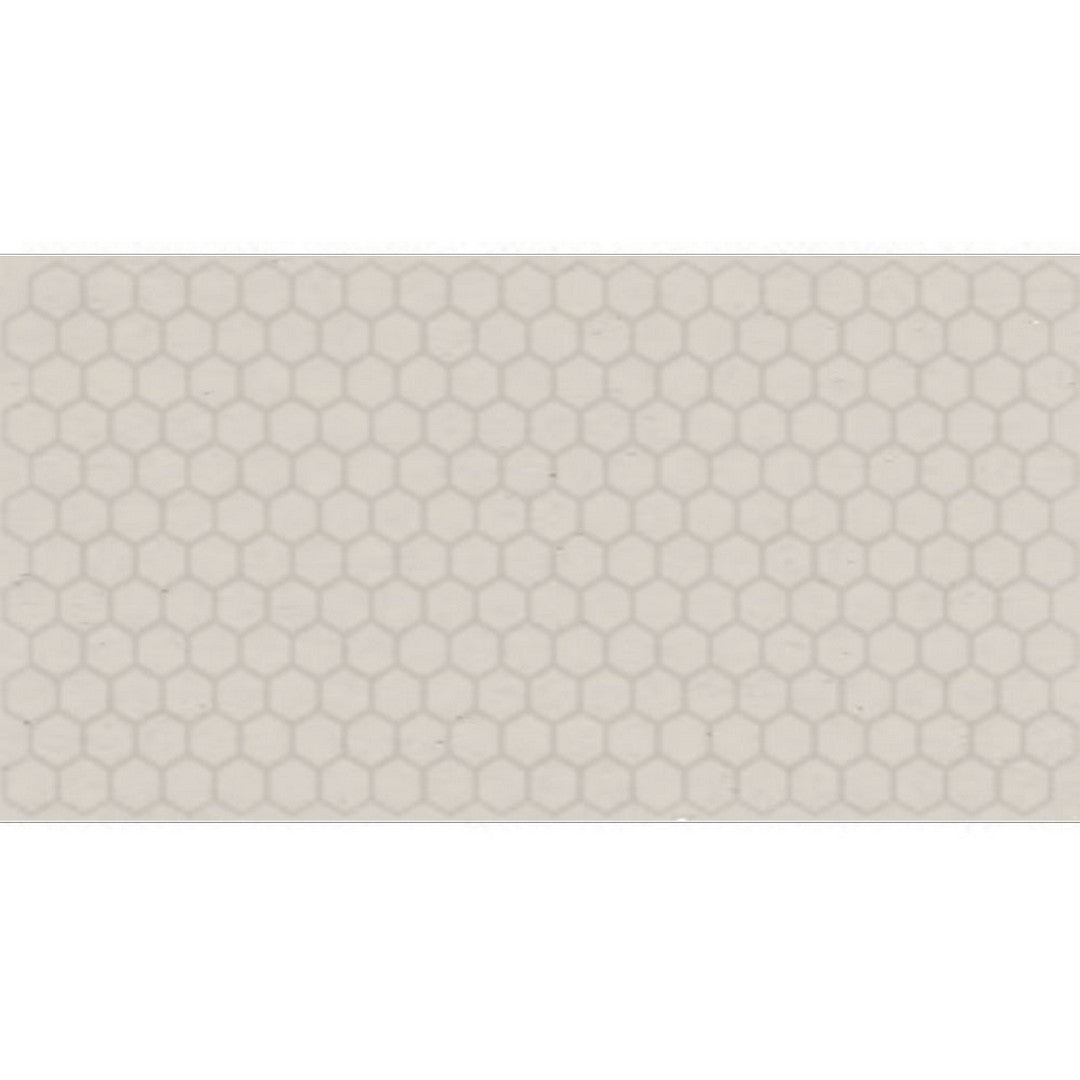 Daltile-Keystones-12-x-21-Matte-Porcelain-1-Hexagon-Mosaic-Moonshine