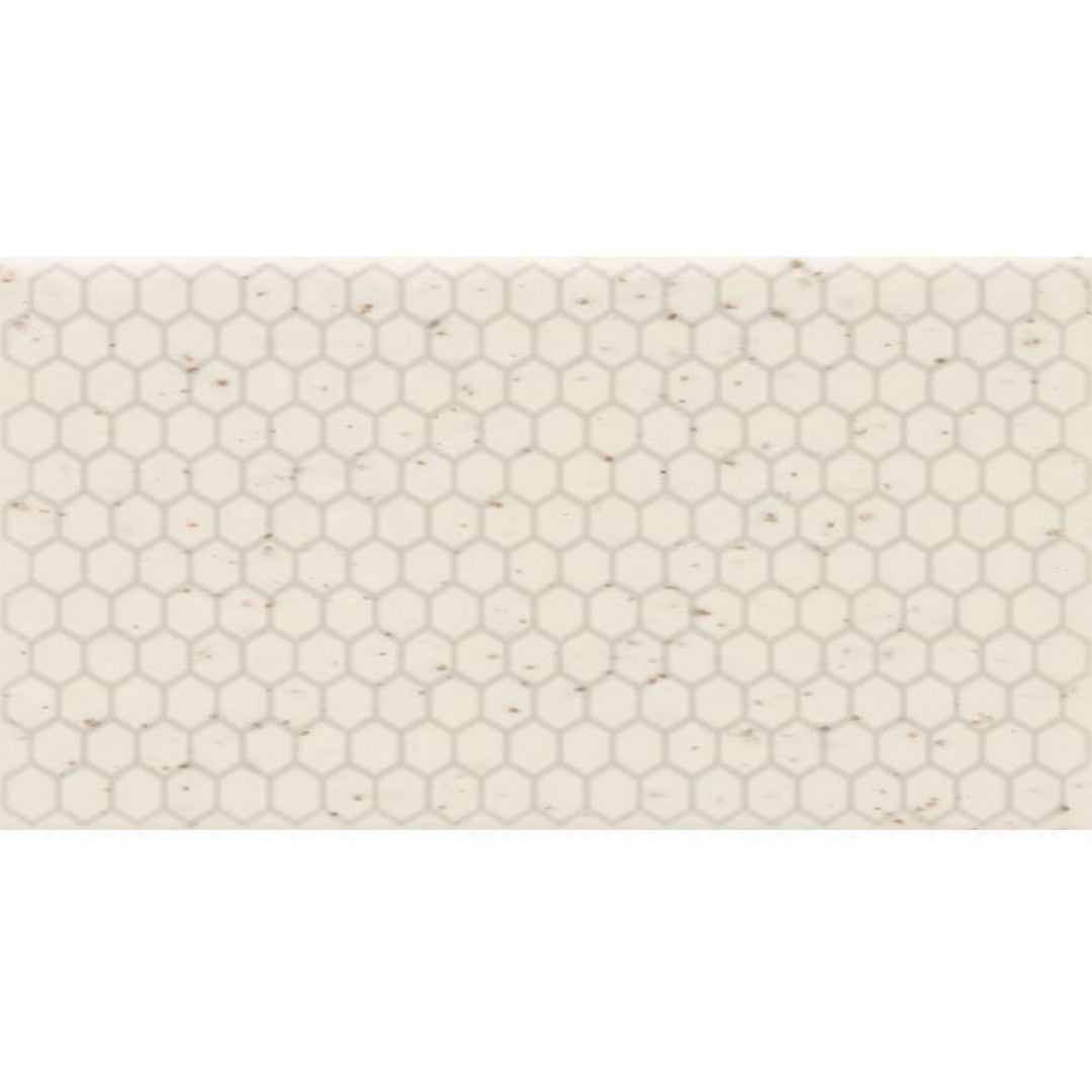 Daltile-Keystones-12-x-21-Matte-Porcelain-1-Hexagon-Mosaic-Golden-Granite