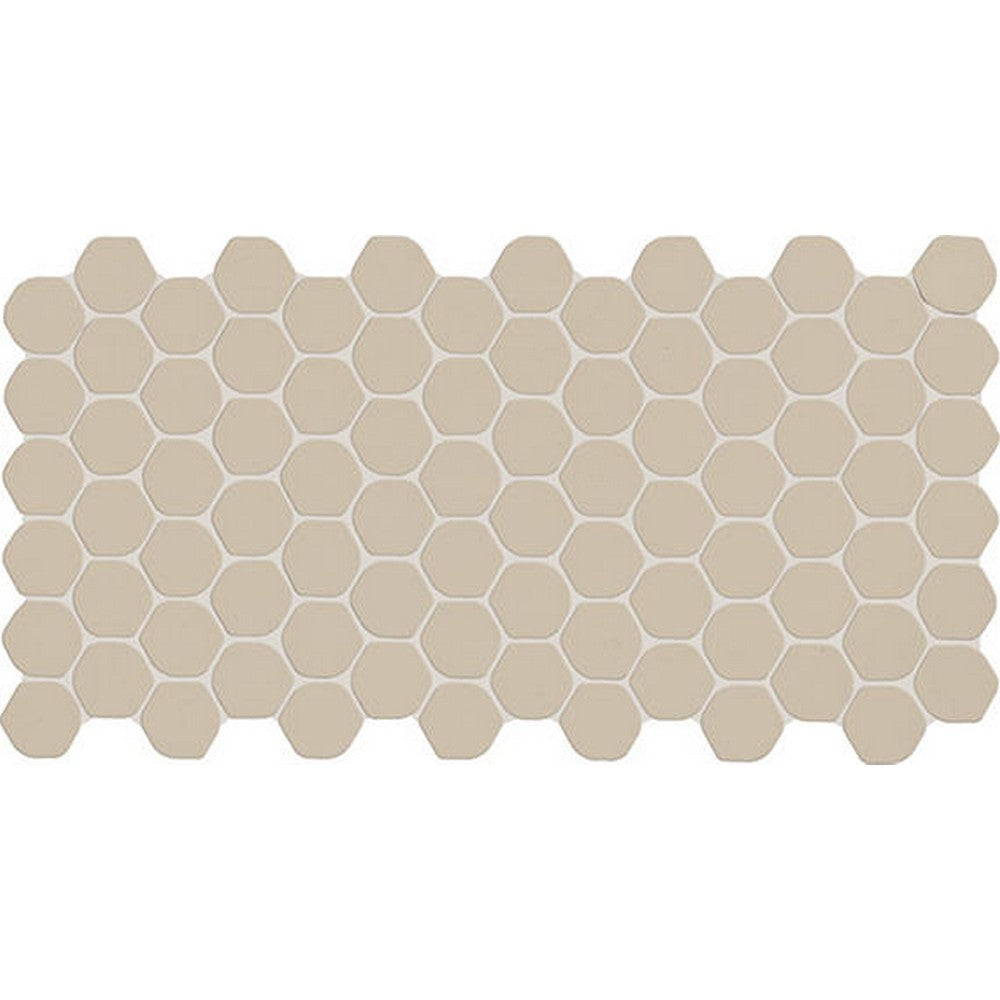 Daltile-Keystone-12-x-24-Matte-Porcelain-1-Organic-Penny-Mosaic-Mint-Ice