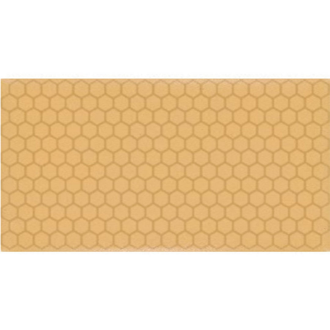 Daltile-Keystones-12-x-21-Matte-Porcelain-1-Hexagon-Mosaic-Mustard