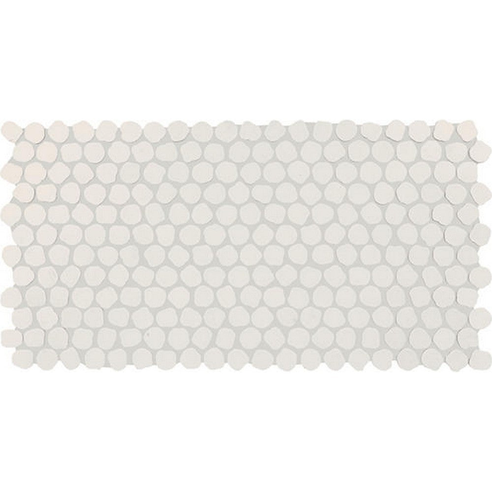 Daltile-Keystone-12-x-22-Matte-Porcelain-1-Organic-Penny-Mosaic-Castlerock