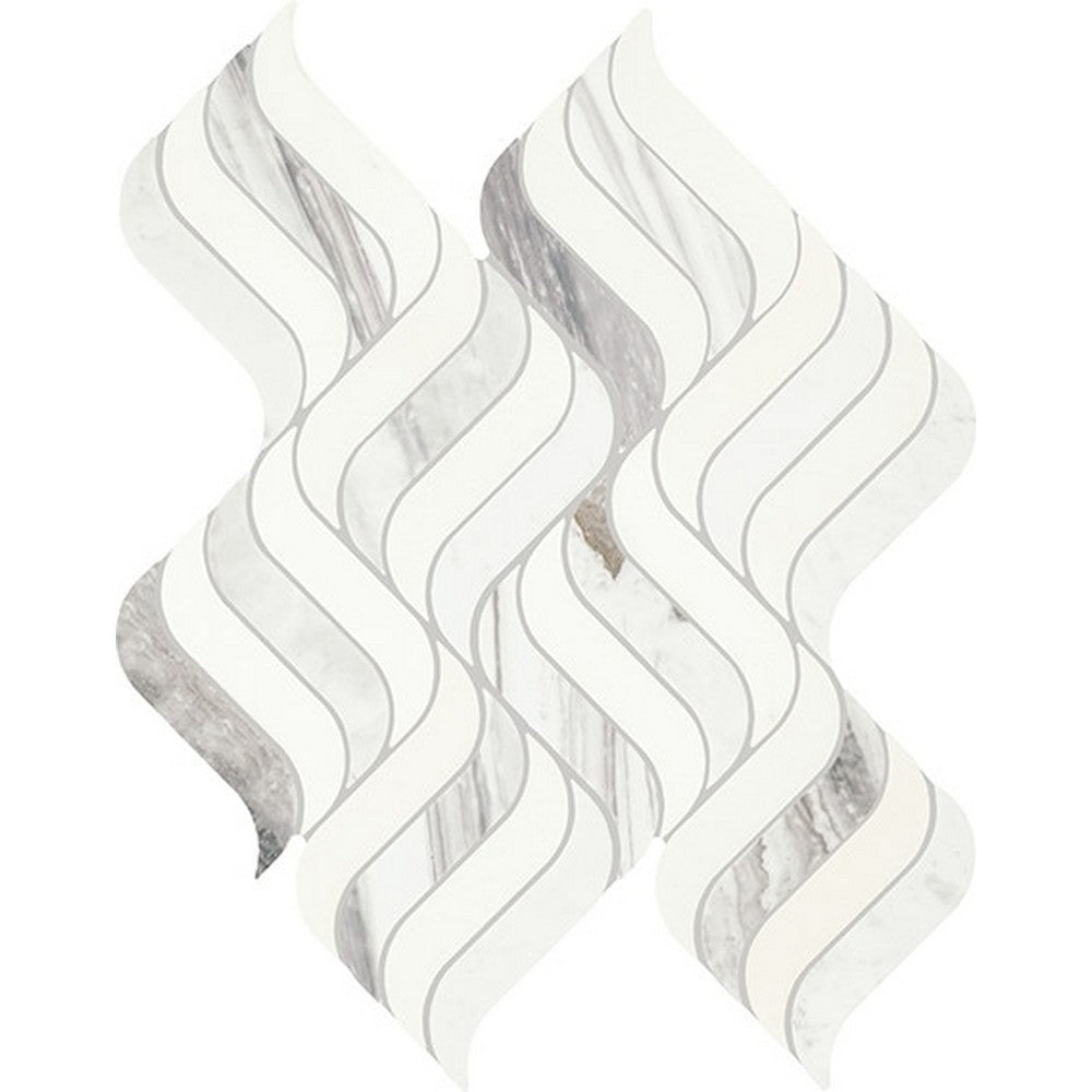 Daltile-Eclessia-Marble-14-x-18-Polished-Natural-stone-Wave-Mosaic-Pacifica-Blend