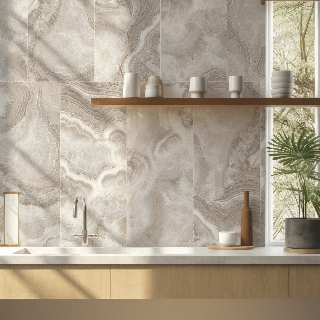 Tesoro-Agatha-12-x-36-Pressed-Glossy-Ceramic-Tile-Cream