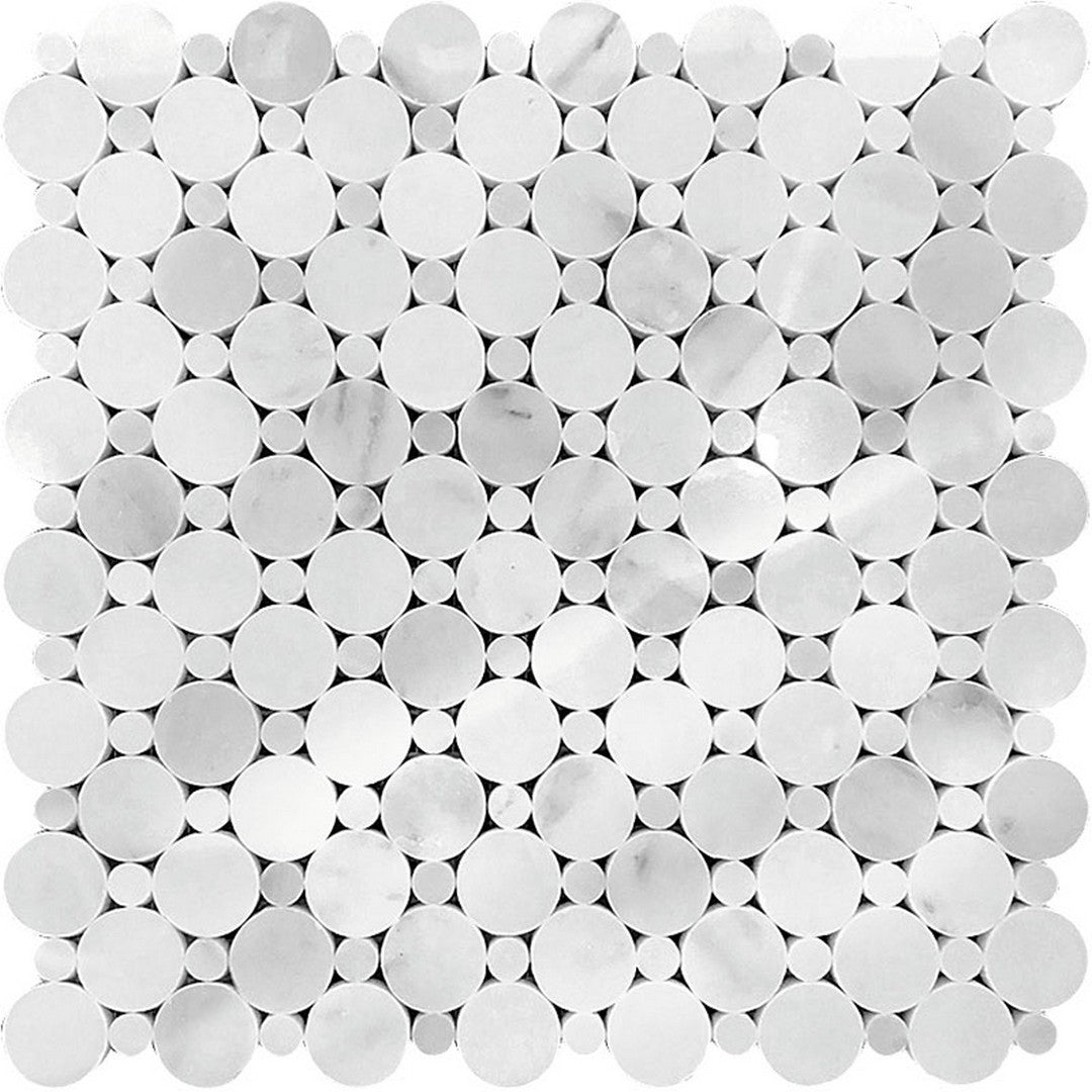 MiR Dc Metro 11.8" x 11.8" Polished Natural Stone Weave Mosaic