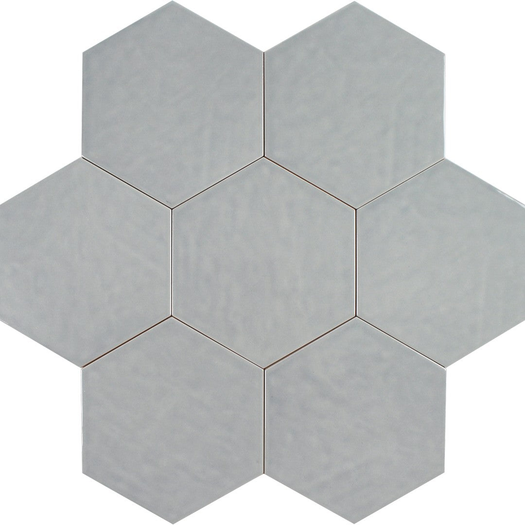 Tesoro Albatross Hex 7" x 8" Matte Hexagon Ceramic Tile