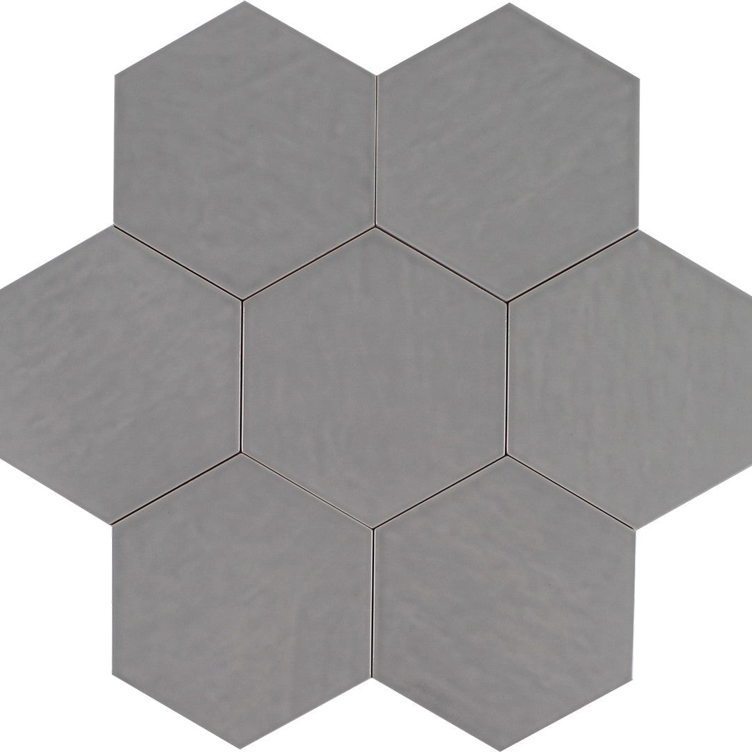Tesoro Albatross Hex 7" x 8" Matte Hexagon Ceramic Tile