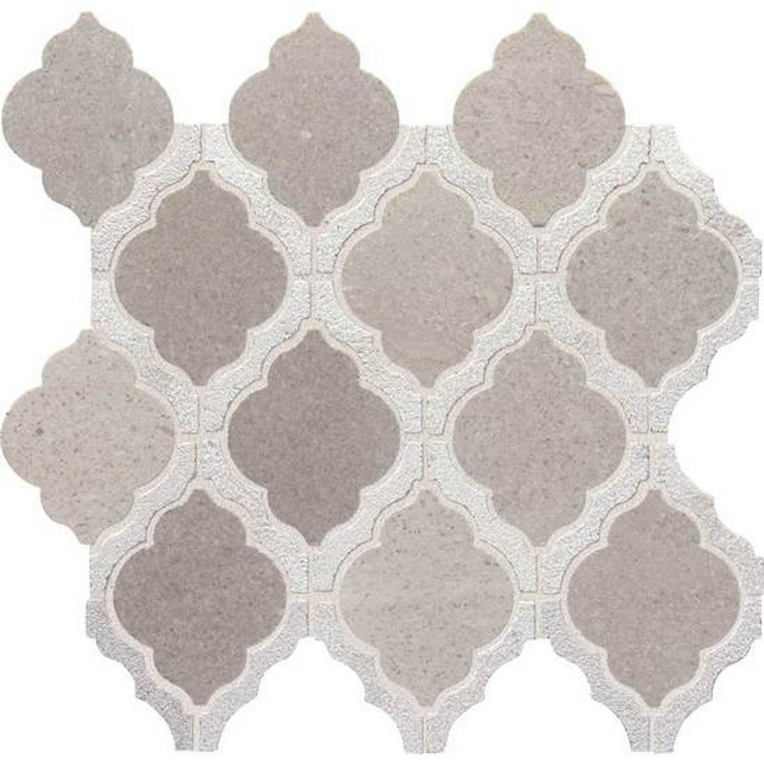 American Olean Candora 12" x 12" Polished Natural Stone Mini Arabesque Mosaic