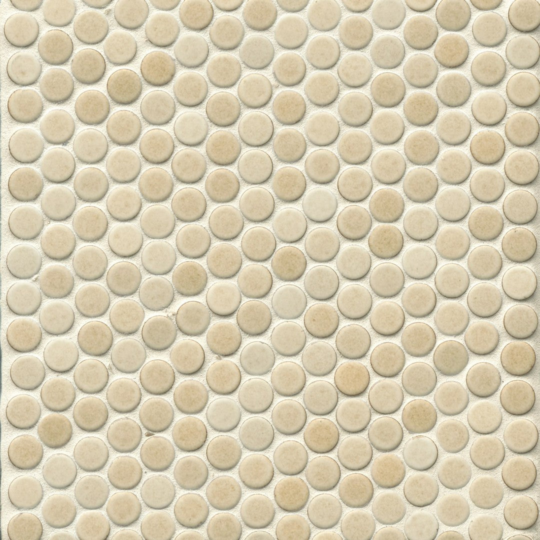 Bedrosians 360° 12" x 12" Penny Rounds Mosaic Matte