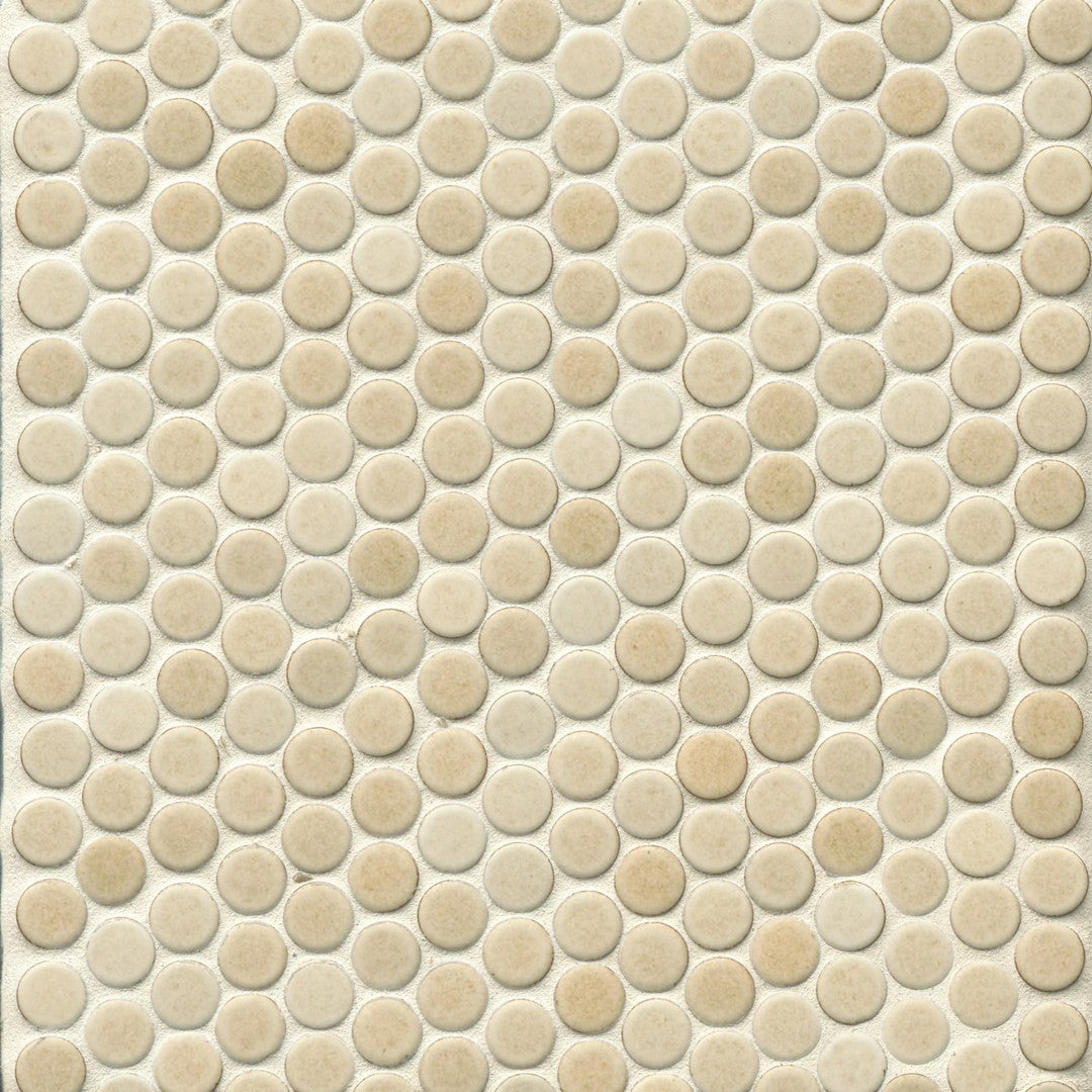 Bedrosians 360° 12" x 12" Matte Penny Round Mosaic