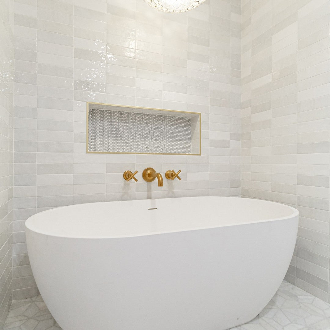 Bedrosians-360°-12-x-12-Glossy-Penny-Round-Mosaic-Dove-Grey