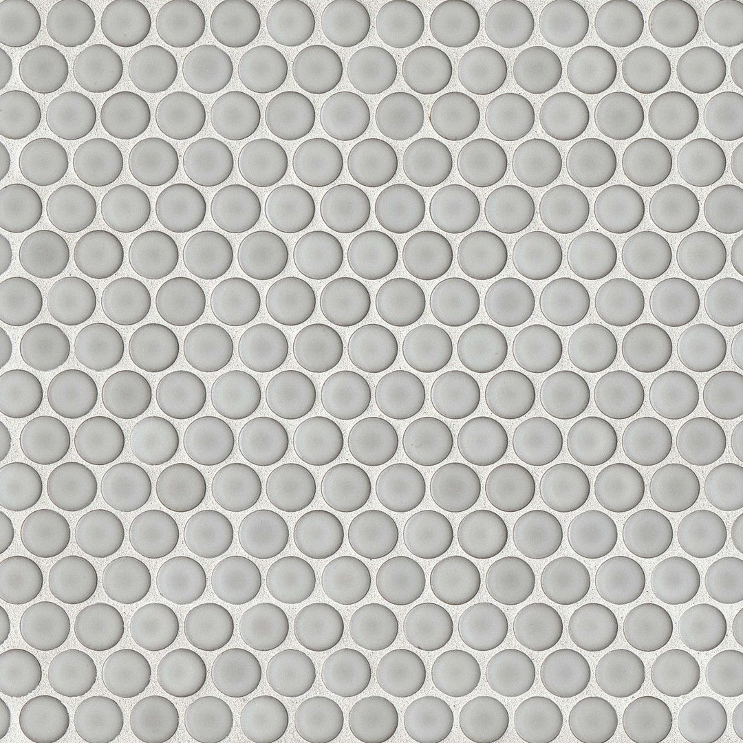 Bedrosians 360° 12" x 12" Glossy Penny Round Mosaic