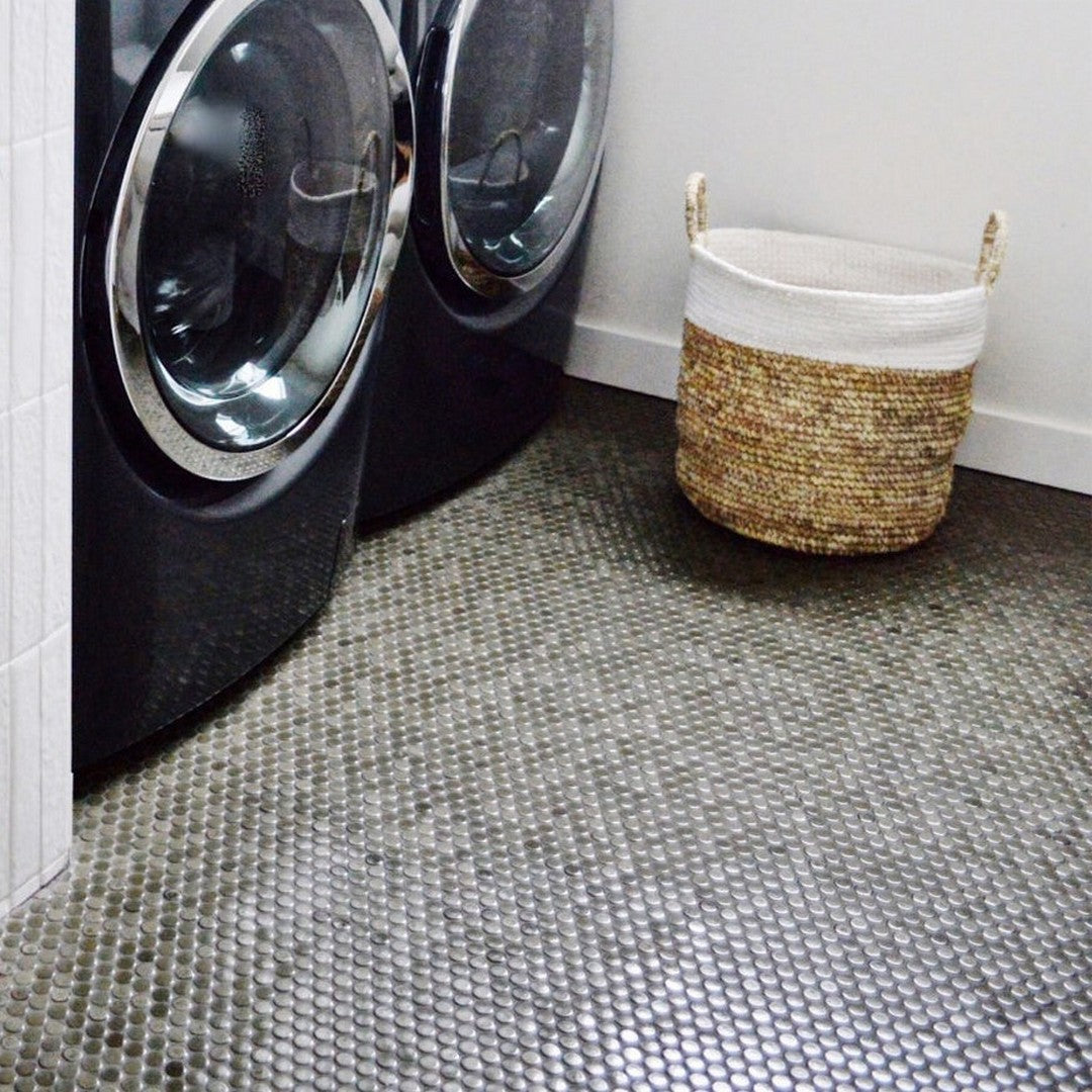 Bedrosians 360 Porcelain Matte Mosaic 12" x 12" Shale