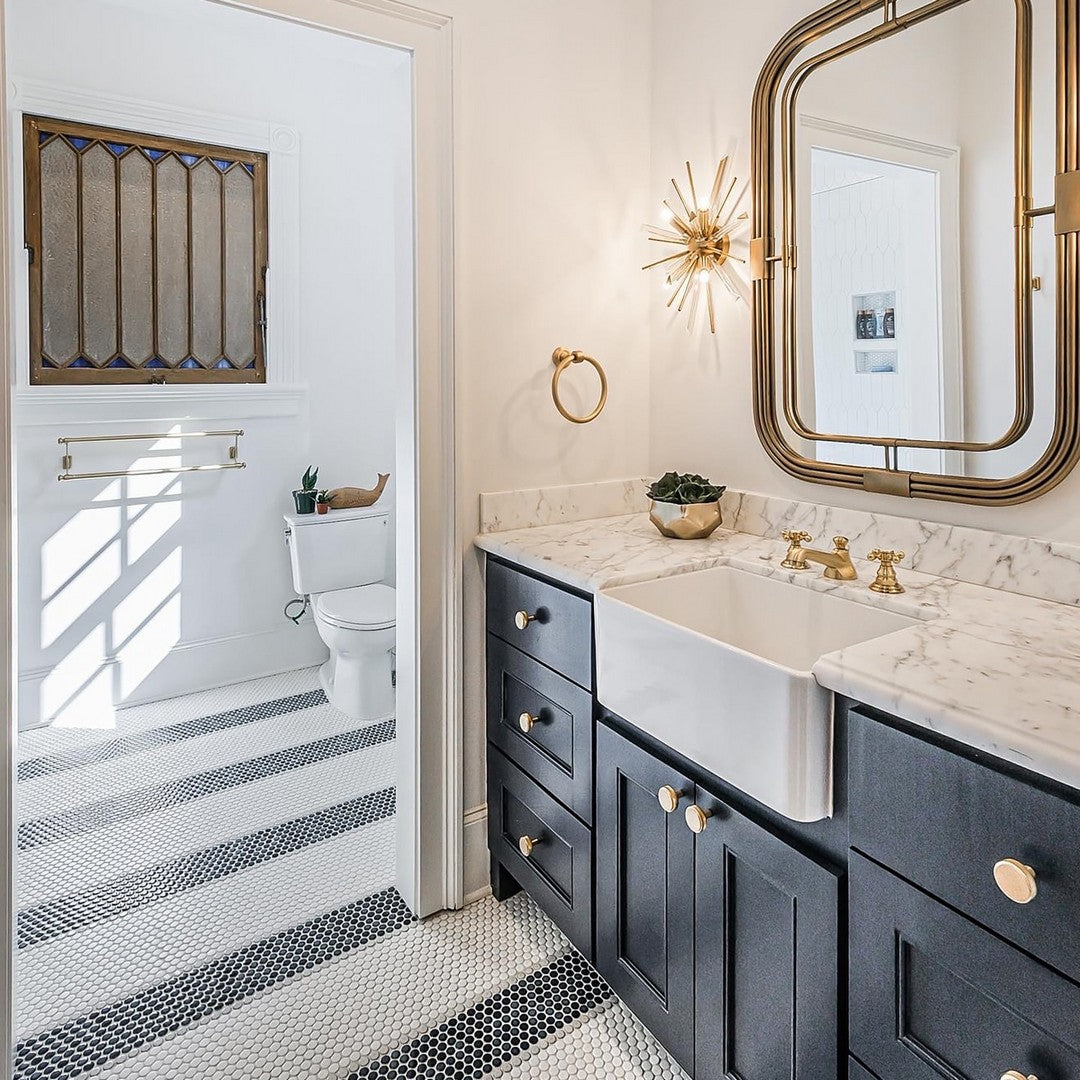 Bedrosians 360 Porcelain Glossy Mosaic 12" x 12" White Gloss