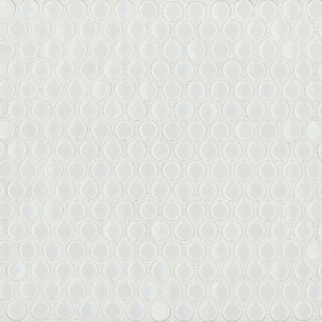 Bedrosians 360° 12" x 12" Glossy Penny Round Mosaic