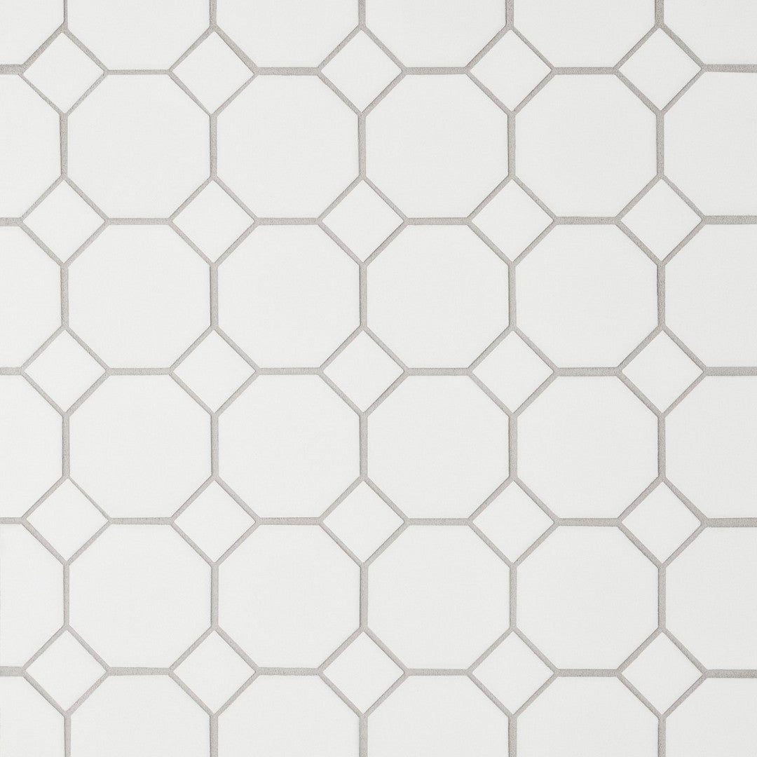 Bedrosians Le Cafe 11.63" x 11.63" Matte Porcelain Octagon Mosaic