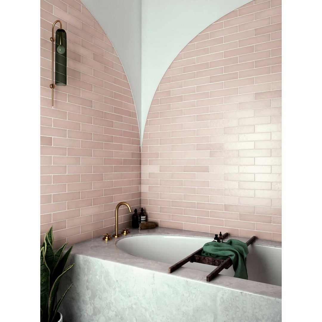 Bedrosians-Makoto-Ceramic-Tile-2.5-x-10-Momoiro-Blush