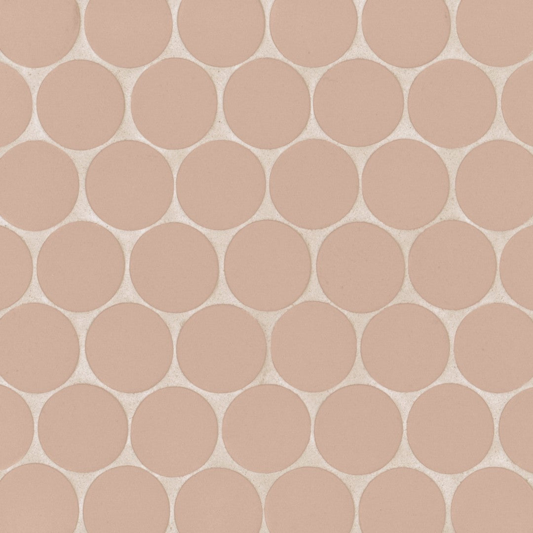 Bedrosians Makoto 10" x 10" Porcelain Round 2" Mosaic