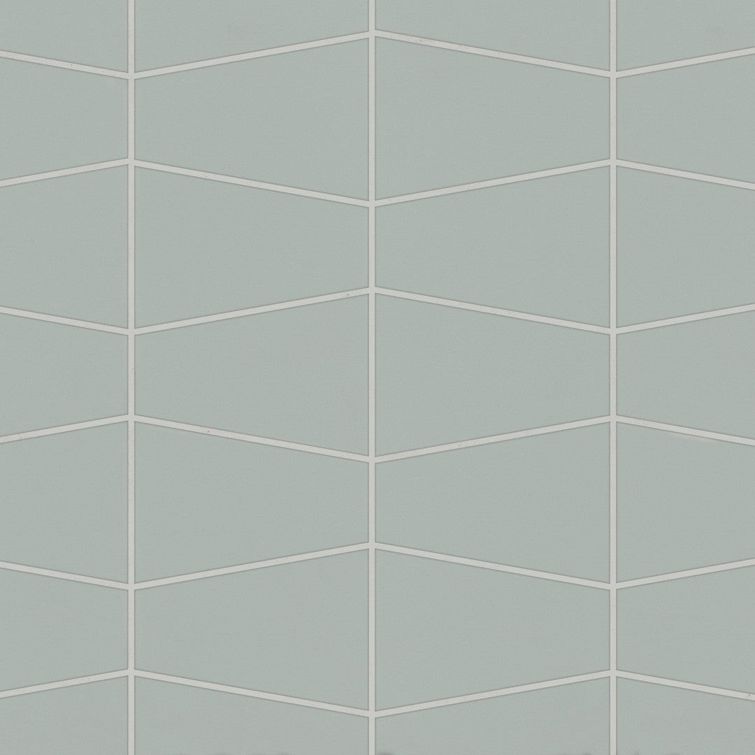 Bedrosians Marin 8.25" x 13" Matte Porcelain Trapezoid Mosaic