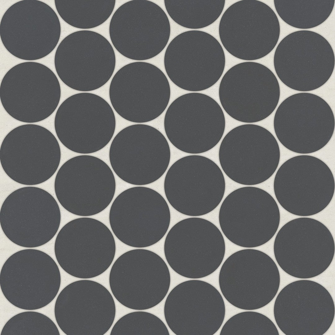 Bedrosians Marin 10.5" x 11.75" Matte Porcelain Penny Round 2" Mosaic