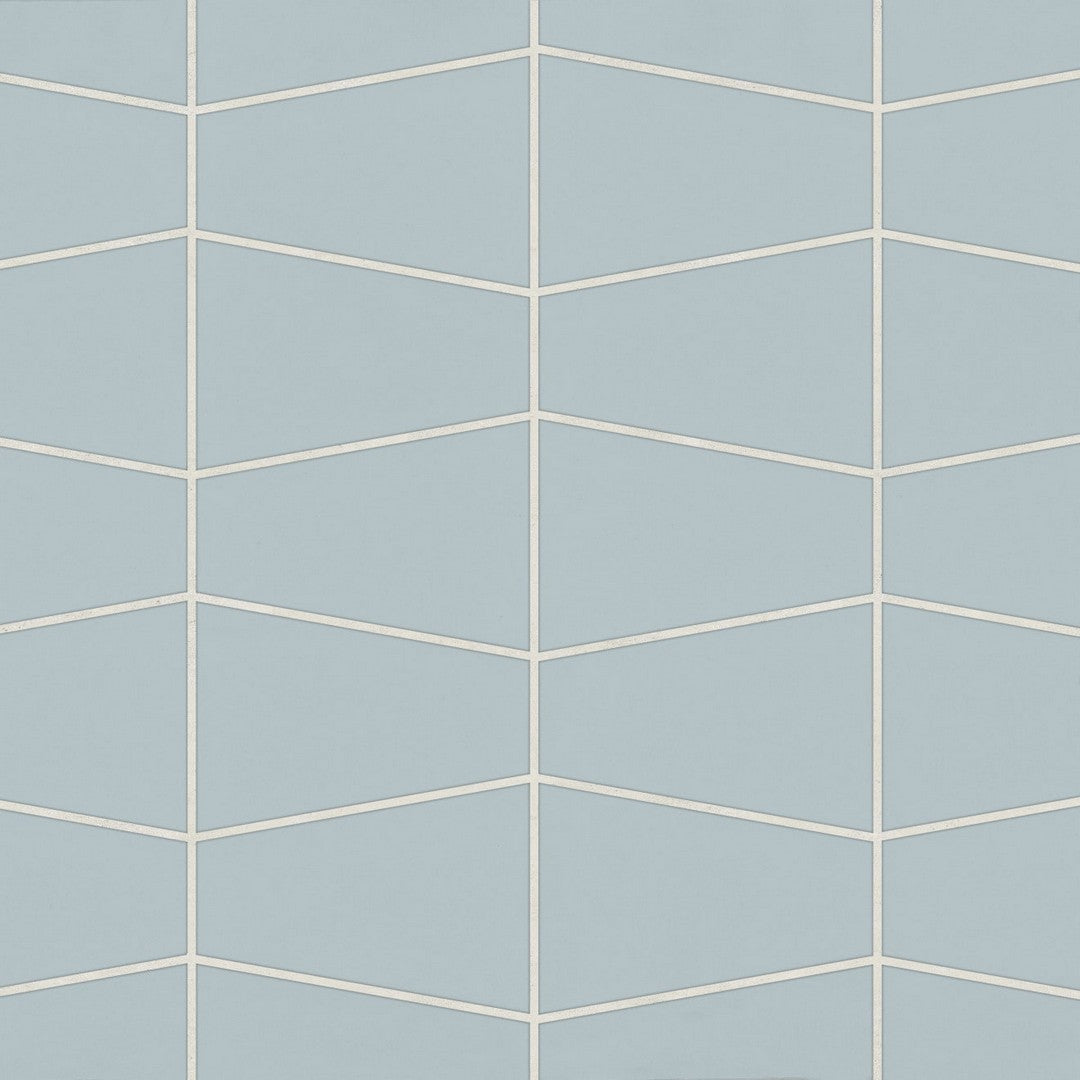 Bedrosians Marin 8.25" x 13" Matte Porcelain Trapezoid Mosaic