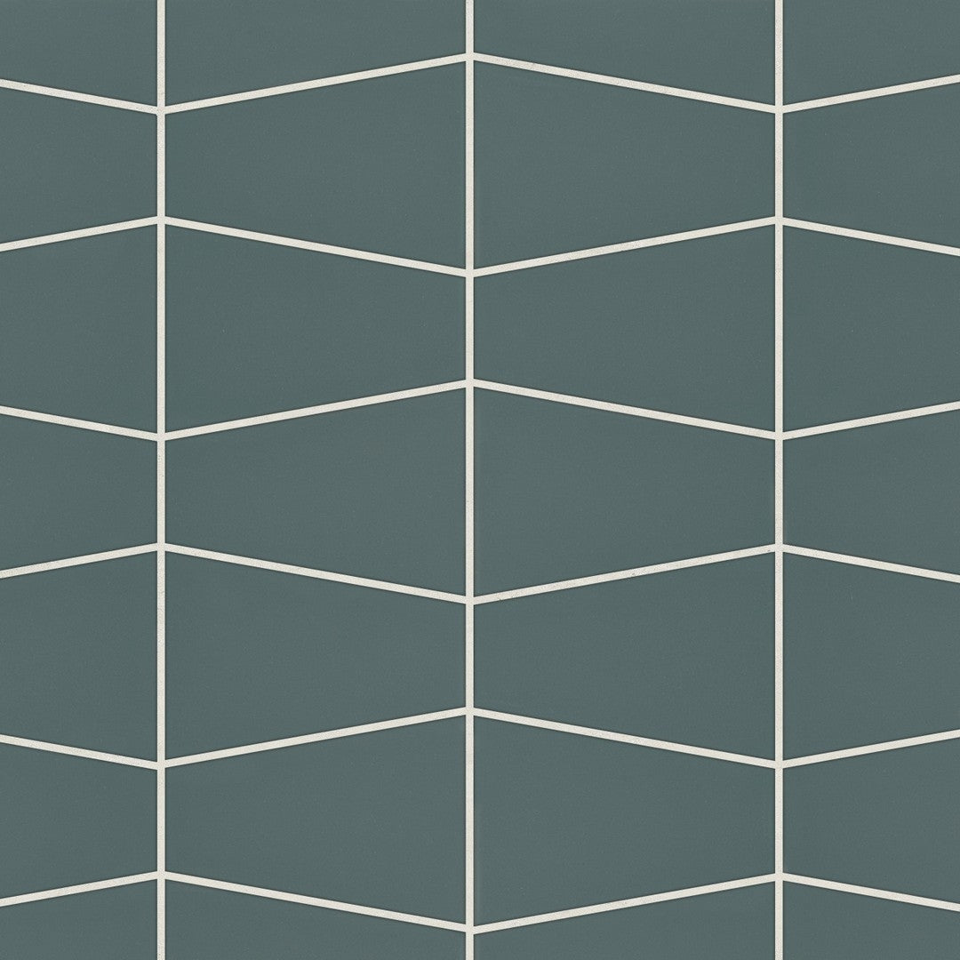 Bedrosians Marin 8.25" x 13" Matte Porcelain Trapezoid Mosaic