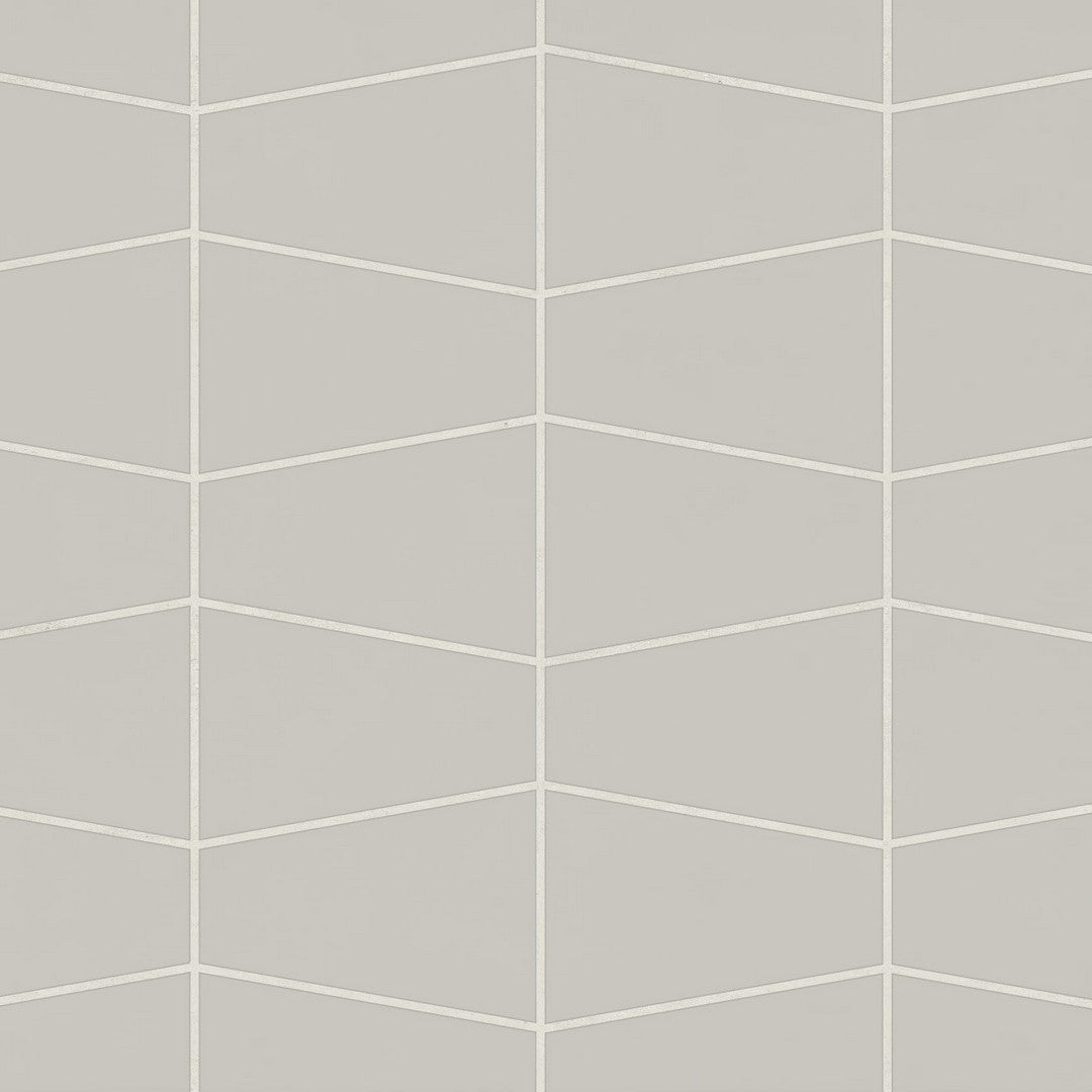 Bedrosians Marin 8.25" x 13" Matte Porcelain Trapezoid Mosaic