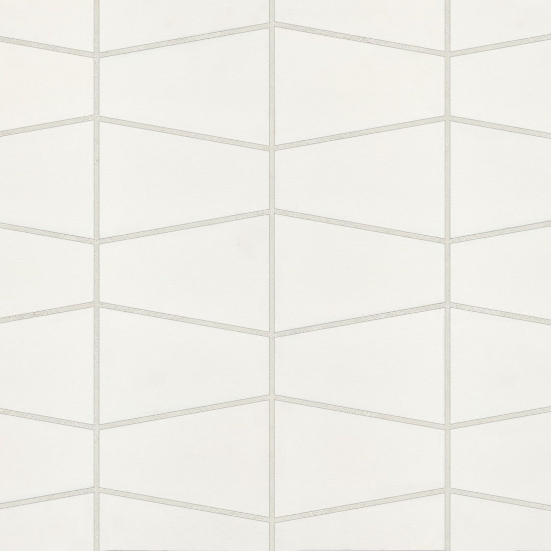Bedrosians Marin 8.25" x 13" Matte Porcelain Trapezoid Mosaic
