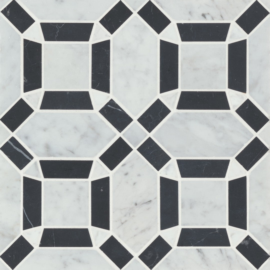 Bedrosians Matisse 11.25" x 11.25" Marble Blend Mosaic 1