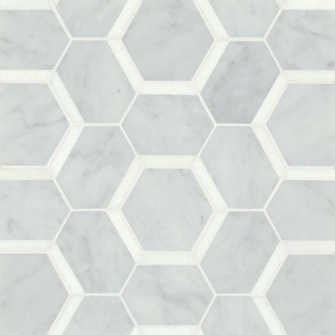 Bedrosians Matisse 10.5" x 12" Marble Blend Mosaic 4 (Sale)