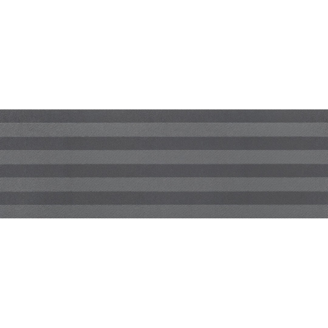 Decortiles Metallics Wall Tile 12" x 36" Line Linear Pattern Ceramic Deco Wall Tile