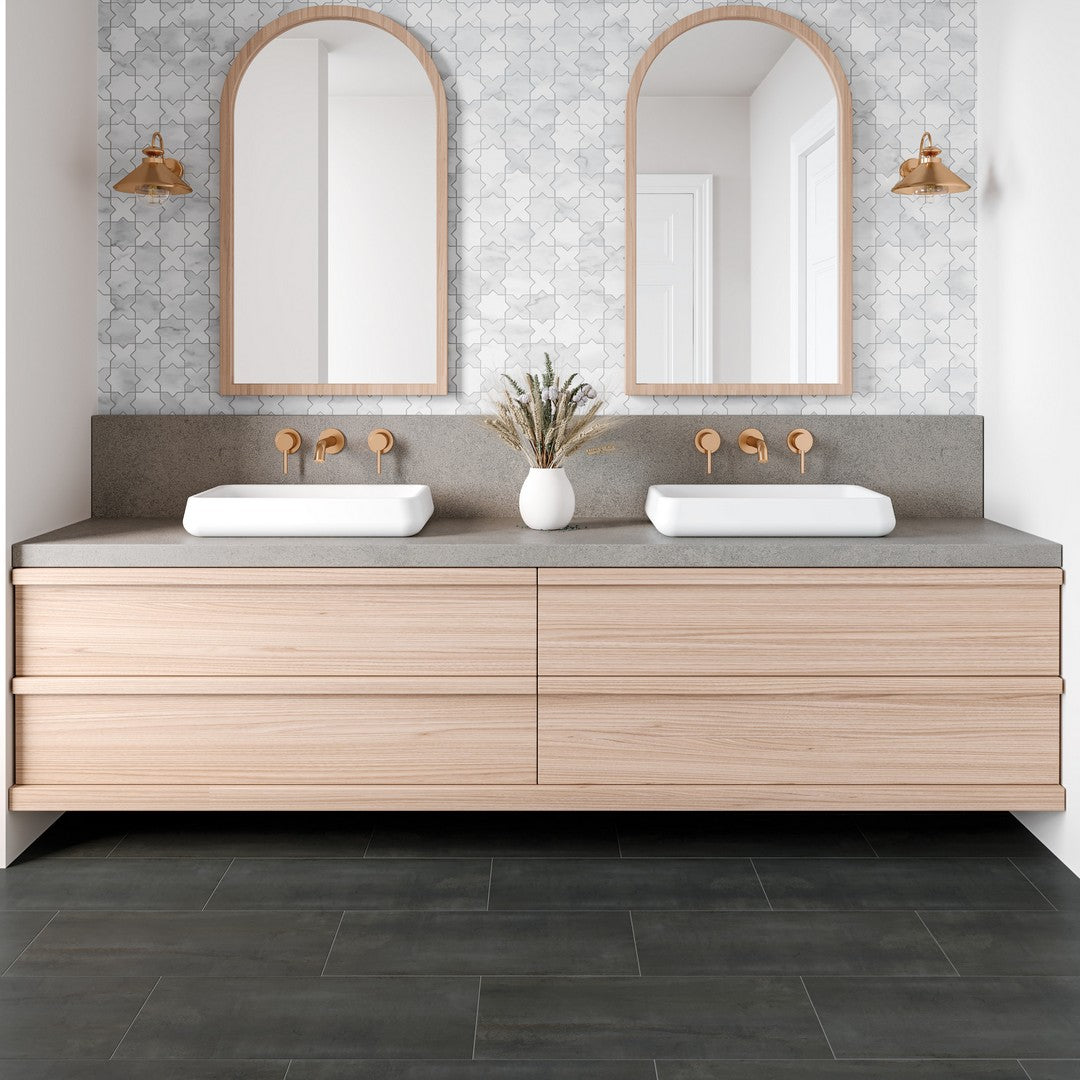 Bedrosians-Monet-12.25-x-12.25-Honed-Marble-6-Mosaic-White-Carrara