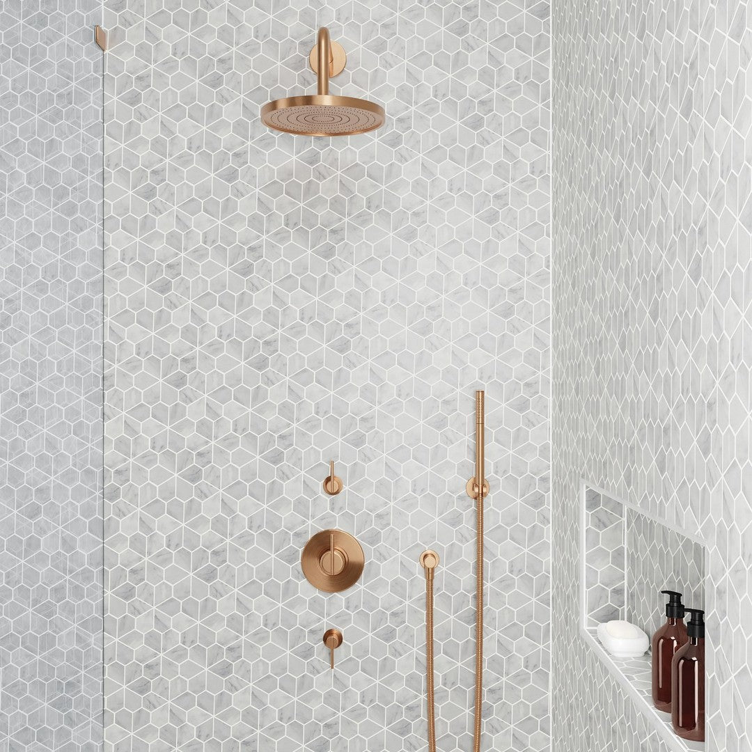 Bedrosians-Monet-9.75-x-9.75-Honed-Marble-9-Mosaic-White-Carrara