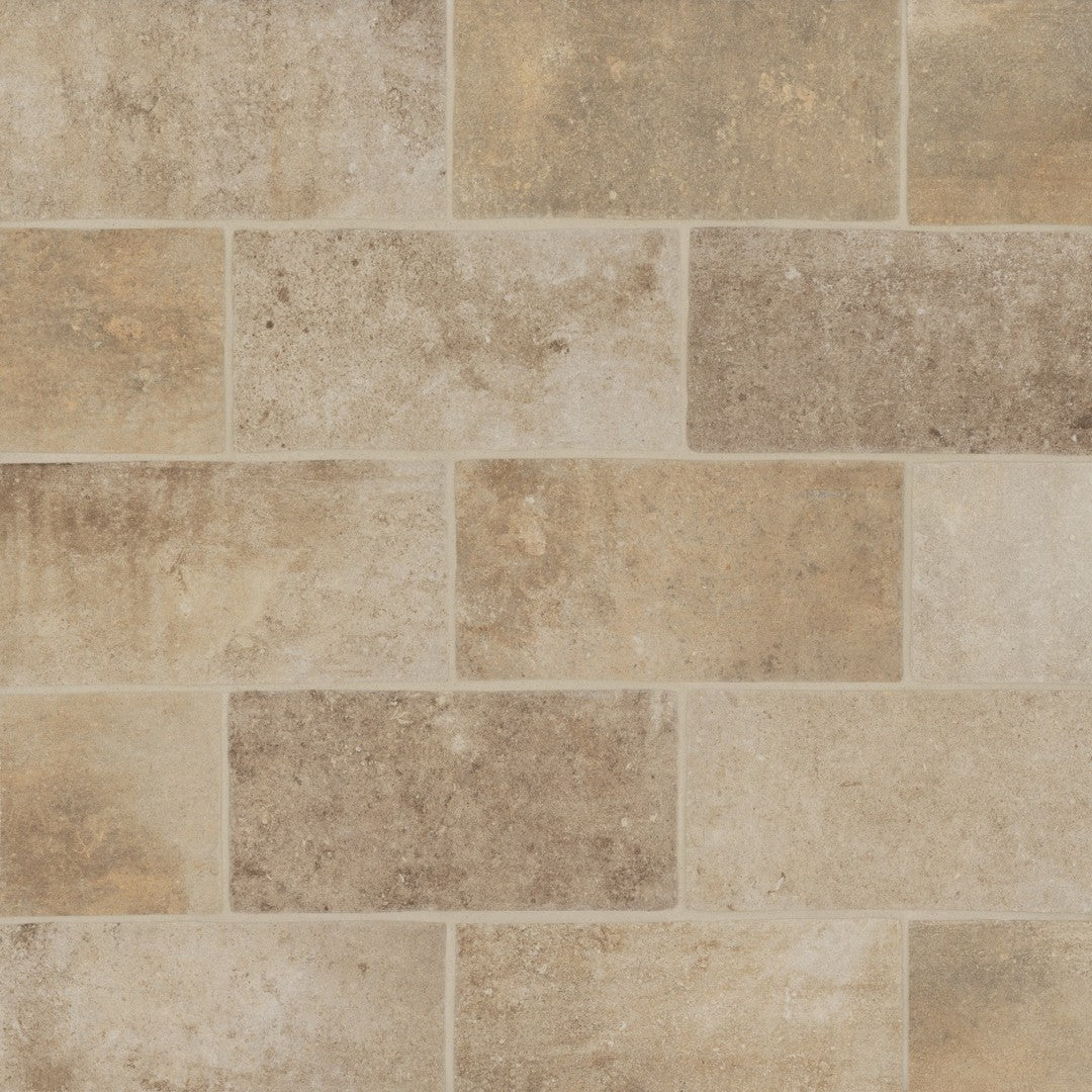Bedrosians Montana 5" x 10" Matte Porcelain Brick Field Tile (Sale)